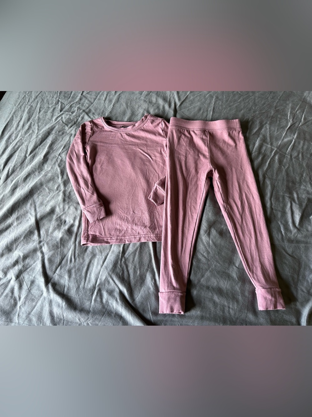 Little Sleepies Dusty Rose Two-Piece Pajama Set